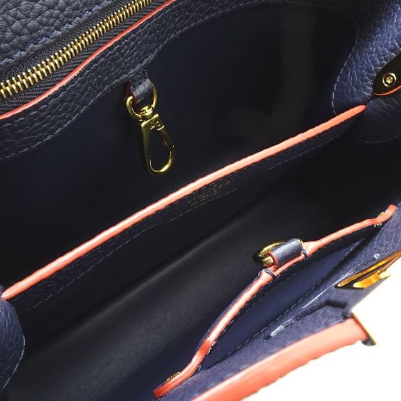 Louis Vuitton Capucines BB Taurillon Leather Marine Rouge - Picture 5 of 7